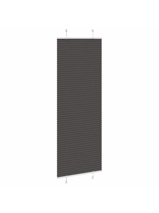 Plisovaná roleta černá 60x200 cm šířka látky 59,4 cm polyester