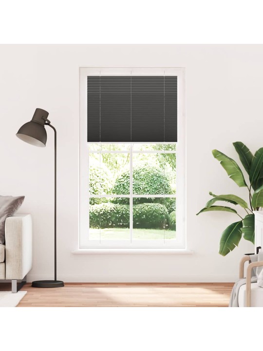 Plisovaná roleta černá 105x200 cm šířka látky 104,4cm polyester