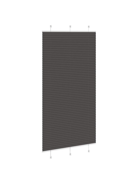 Plisovaná roleta černá 105x200 cm šířka látky 104,4cm polyester