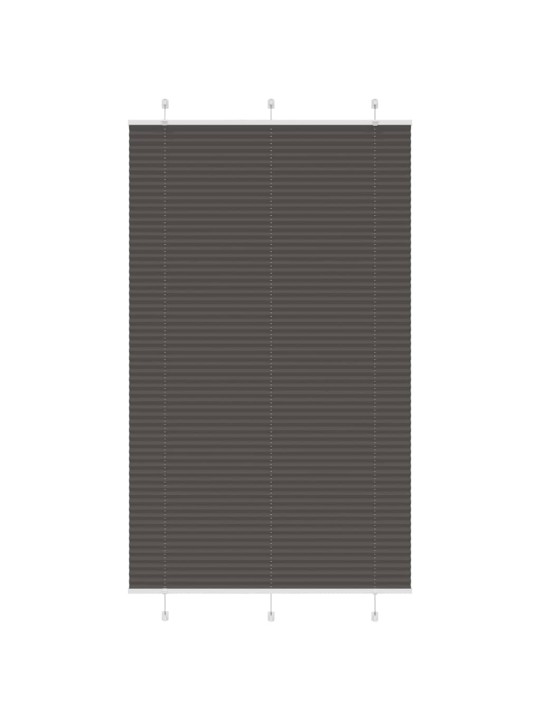 Plisovaná roleta černá 115x200 cm šířka látky 114,4cm polyester