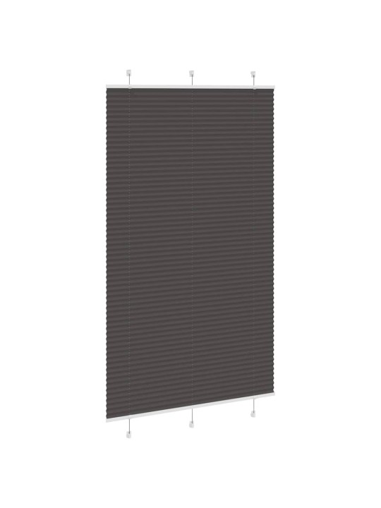 Plisovaná roleta černá 120x200 cm šířka látky 119,4cm polyester