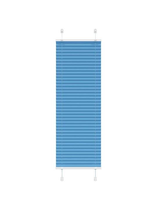 Plisovaná roleta modrá 40x100 cm šířka látky 39,4 cm polyester
