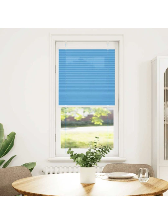 Plisovaná roleta modrá 60x100 cm šířka látky 59,4 cm polyester