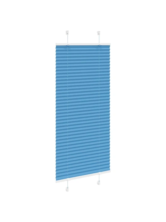 Plisovaná roleta modrá 60x100 cm šířka látky 59,4 cm polyester