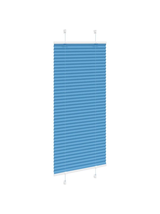 Plisovaná roleta modrá 65x100 cm šířka látky 64,4 cm polyester