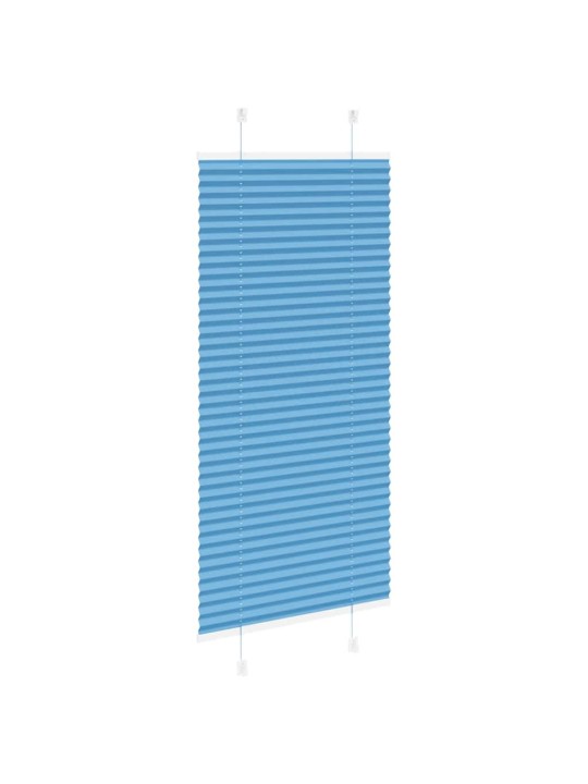 Plisovaná roleta modrá 65x100 cm šířka látky 64,4 cm polyester