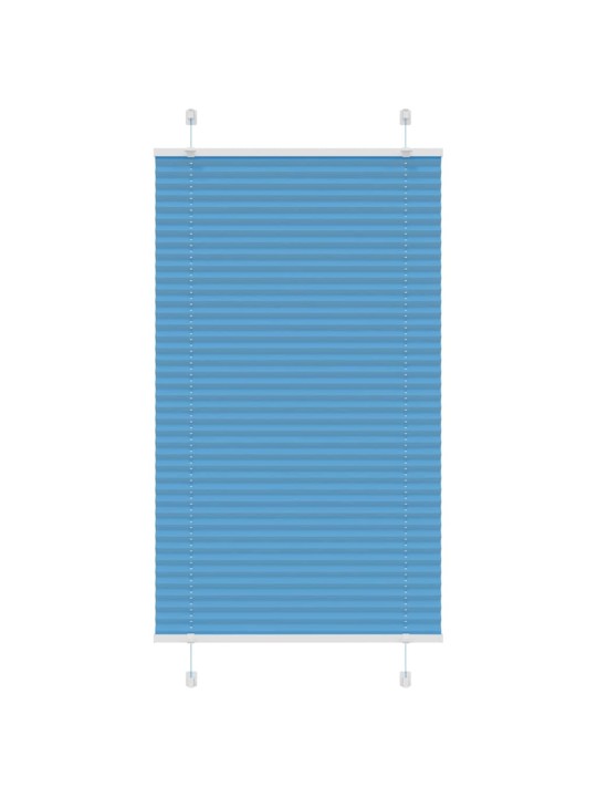 Plisovaná roleta modrá 70x100 cm šířka látky 69,4 cm polyester