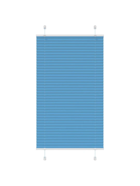 Plisovaná roleta modrá 70x100 cm šířka látky 69,4 cm polyester
