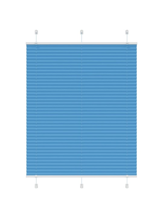 Plisovaná roleta modrá 105x100 cm šířka látky 104,4cm polyester