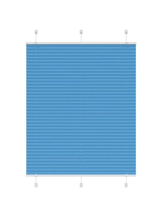 Plisovaná roleta modrá 105x100 cm šířka látky 104,4cm polyester