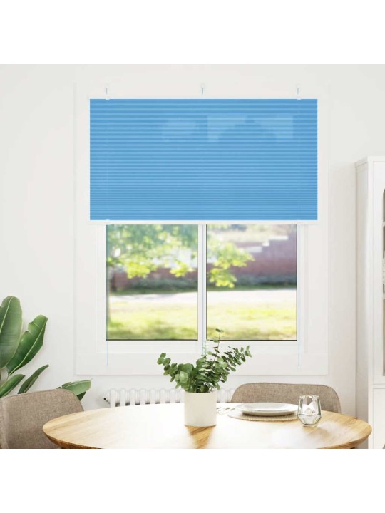 Plisovaná roleta modrá 105x100 cm šířka látky 104,4cm polyester