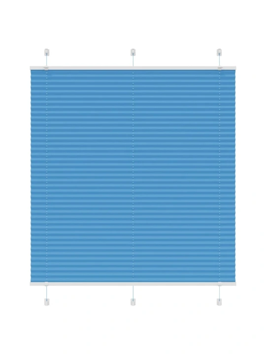 Plisovaná roleta modrá 115x100 cm šířka látky 114,4cm polyester