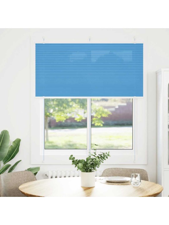 Plisovaná roleta modrá 115x100 cm šířka látky 114,4cm polyester