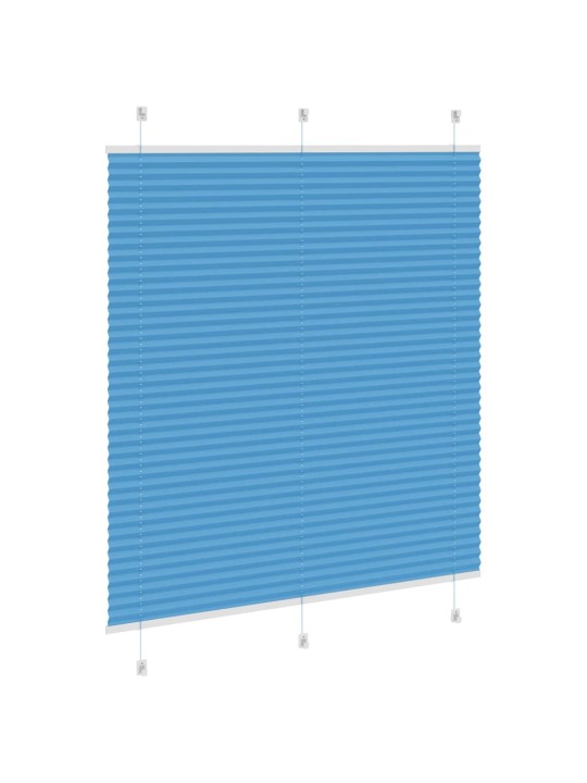 Plisovaná roleta modrá 115x100 cm šířka látky 114,4cm polyester