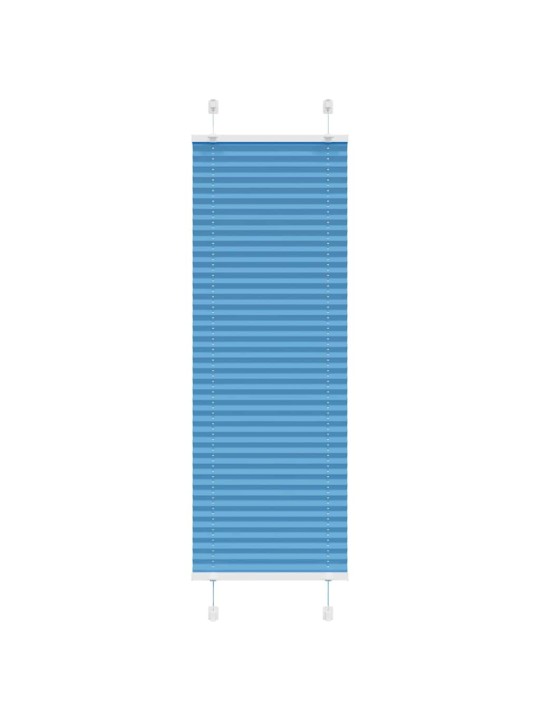 Plisovaná roleta modrá 40x150 cm šířka látky 39,4 cm polyester