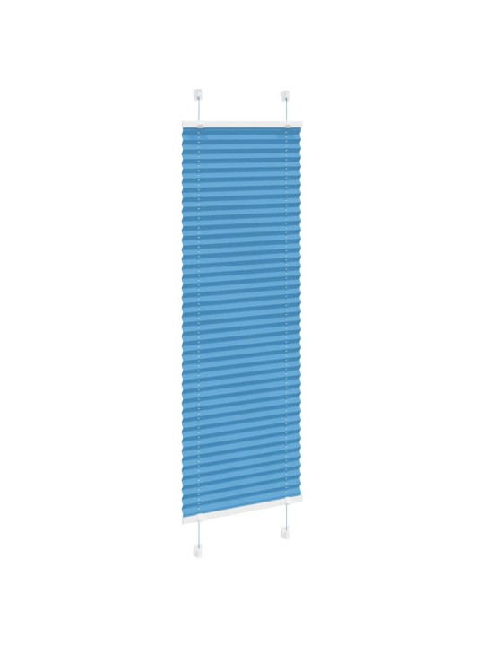 Plisovaná roleta modrá 40x150 cm šířka látky 39,4 cm polyester