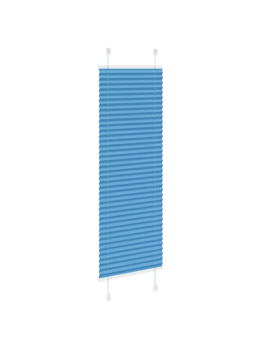 Plisovaná roleta modrá 40x150 cm šířka látky 39,4 cm polyester