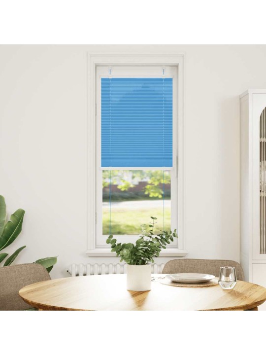 Plisovaná roleta modrá 45x150 cm šířka látky 44,4 cm polyester