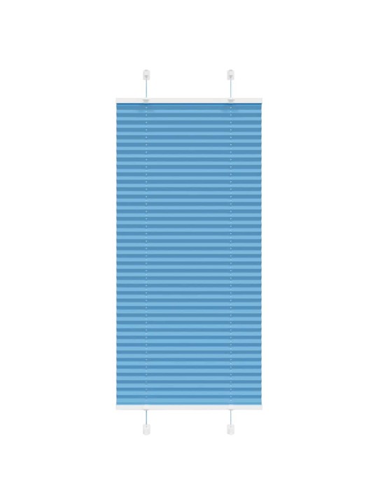 Plisovaná roleta modrá 65x150 cm šířka látky 64,4 cm polyester