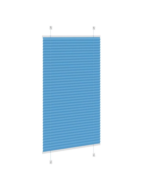 Plisovaná roleta modrá 70x150 cm šířka látky 69,4 cm polyester