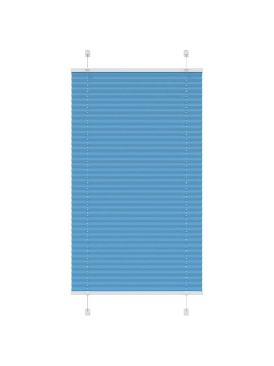 Plisovaná roleta modrá 80x150 cm šířka látky 79,4 cm polyester