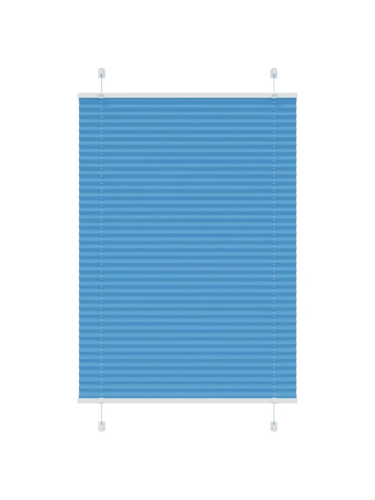 Plisovaná roleta modrá 85x150 cm šířka látky 84,4 cm polyester