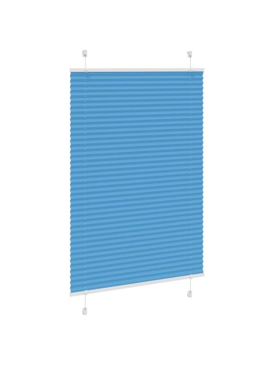Plisovaná roleta modrá 85x150 cm šířka látky 84,4 cm polyester