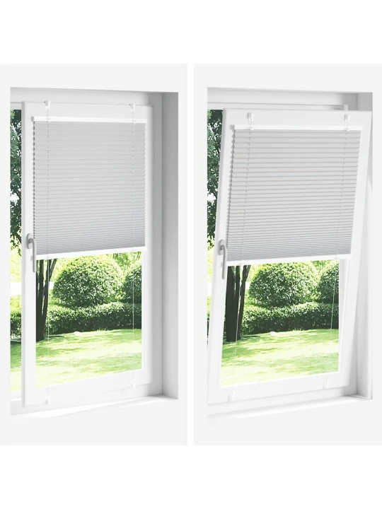 Plisovaná roleta modrá 85x150 cm šířka látky 84,4 cm polyester