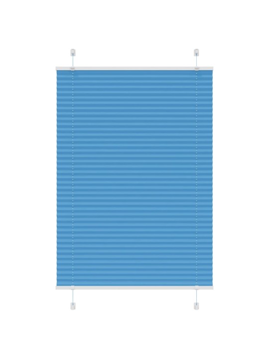 Plisovaná roleta modrá 90x150 cm šířka látky 89,4 cm polyester