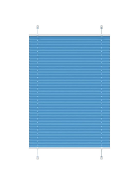 Plisovaná roleta modrá 95x150 cm šířka látky 94,4 cm polyester