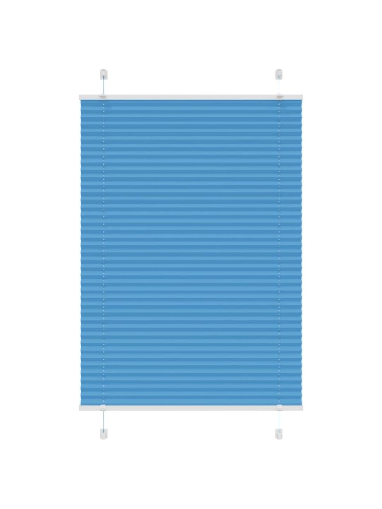 Plisovaná roleta modrá 100x150 cm šířka látky 99,4 cm polyester