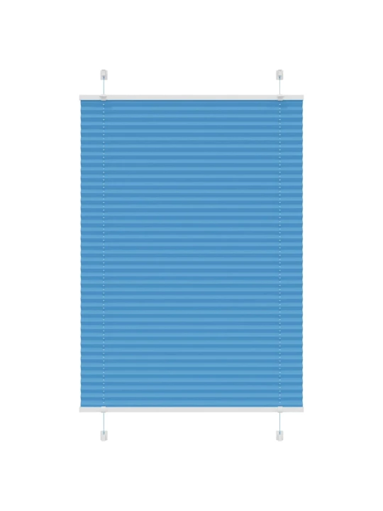 Plisovaná roleta modrá 100x150 cm šířka látky 99,4 cm polyester