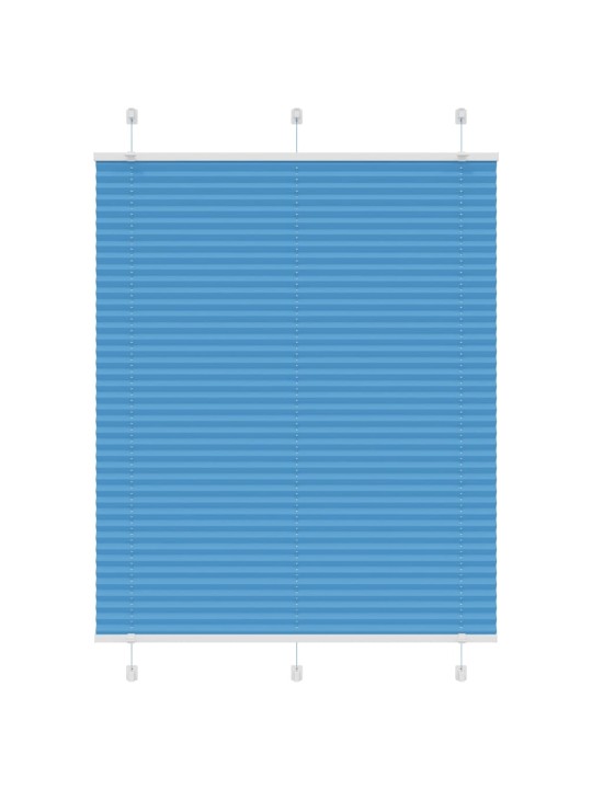 Plisovaná roleta modrá 105x150 cm šířka látky 104,4cm polyester