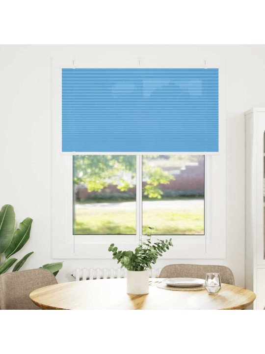Plisovaná roleta modrá 105x150 cm šířka látky 104,4cm polyester