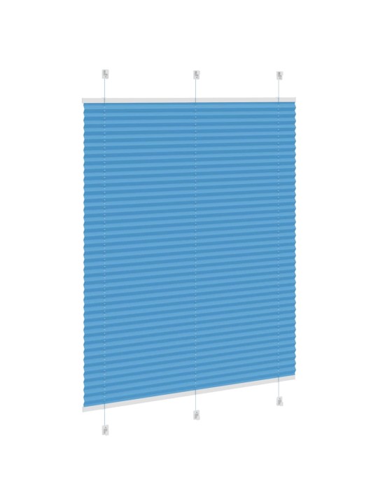 Plisovaná roleta modrá 105x150 cm šířka látky 104,4cm polyester