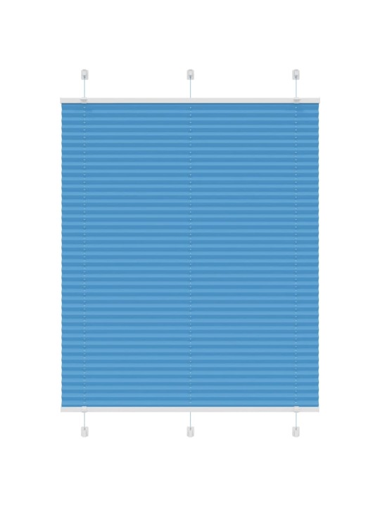Plisovaná roleta modrá 110x150 cm šířka látky 109,4cm polyester