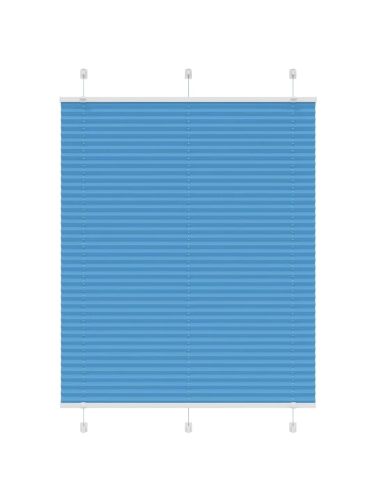 Plisovaná roleta modrá 110x150 cm šířka látky 109,4cm polyester