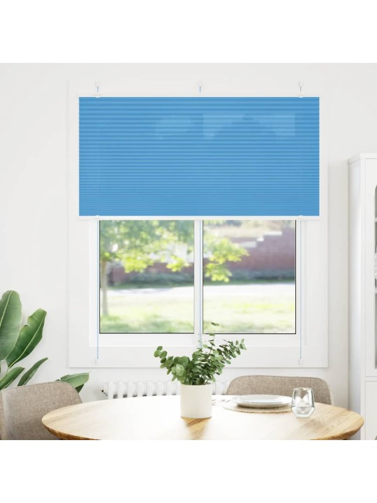 Plisovaná roleta modrá 115x150 cm šířka látky 114,4cm polyester