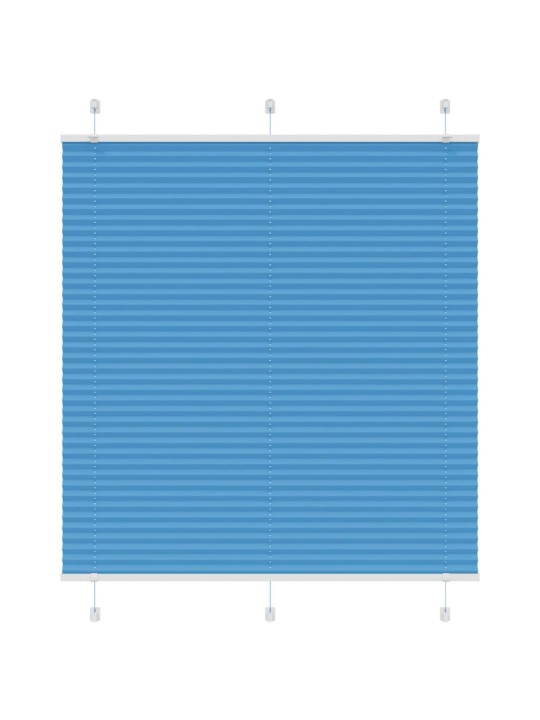 Plisovaná roleta modrá 120x150 cm šířka látky 119,4cm polyester