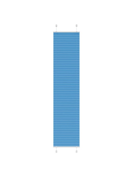 Plisovaná roleta modrá 40x200 cm šířka látky 39,4 cm polyester