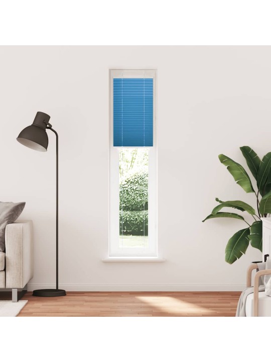 Plisovaná roleta modrá 45x200 cm šířka látky 44,4 cm polyester