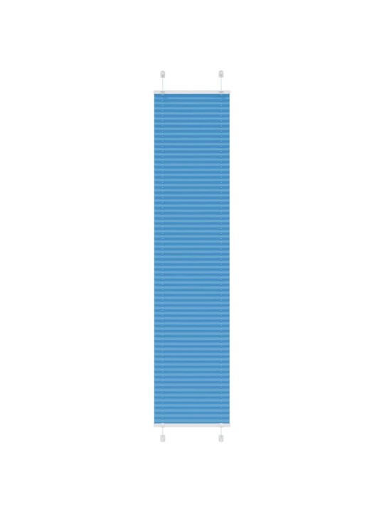Plisovaná roleta modrá 50x200 cm šířka látky 49,4 cm polyester