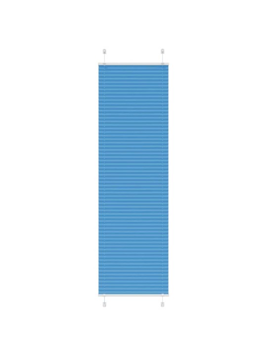 Plisovaná roleta modrá 55x200 cm šířka látky 54,4 cm polyester
