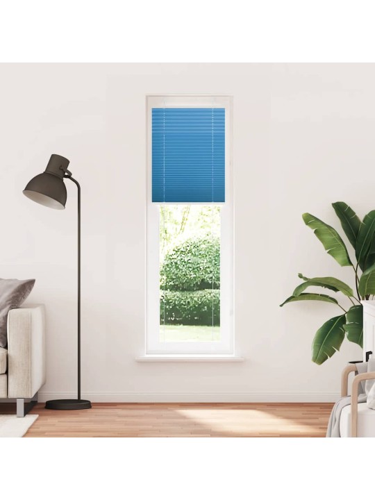 Plisovaná roleta modrá 55x200 cm šířka látky 54,4 cm polyester