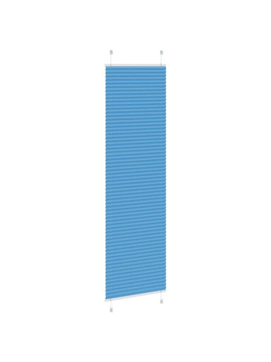 Plisovaná roleta modrá 60x200 cm šířka látky 59,4 cm polyester