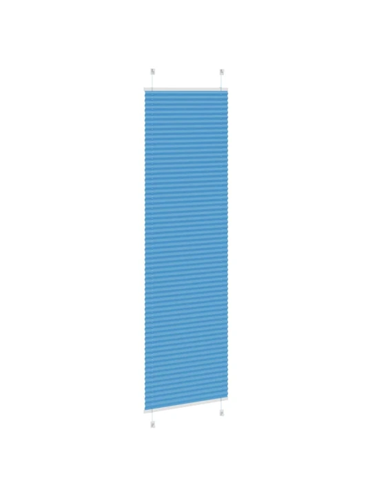Plisovaná roleta modrá 60x200 cm šířka látky 59,4 cm polyester