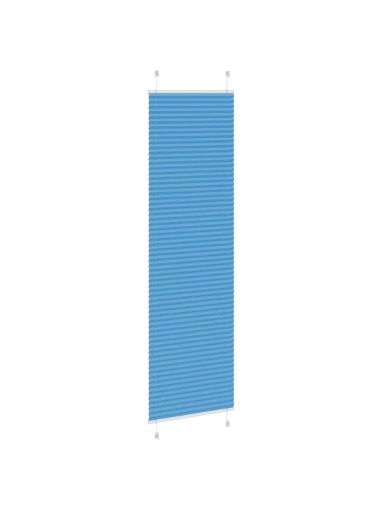 Plisovaná roleta modrá 65x200 cm šířka látky 64,4 cm polyester