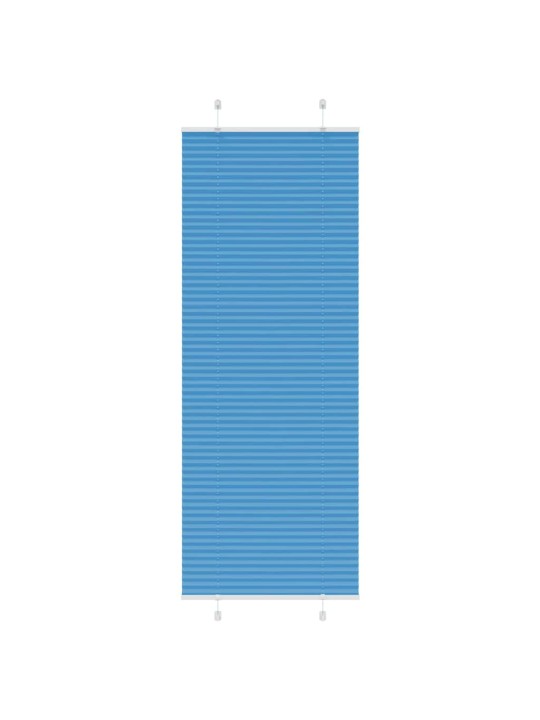 Plisovaná roleta modrá 70x200 cm šířka látky 69,4 cm polyester