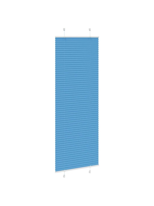 Plisovaná roleta modrá 70x200 cm šířka látky 69,4 cm polyester