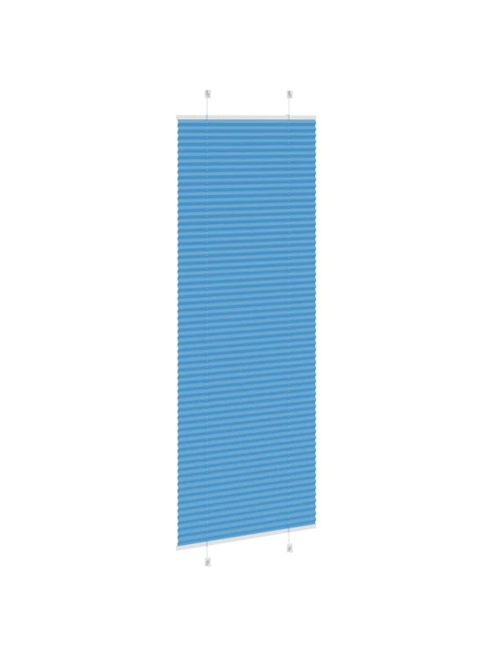 Plisovaná roleta modrá 70x200 cm šířka látky 69,4 cm polyester